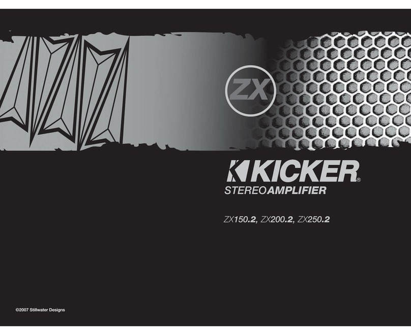 Kicker ZX150.2 owner's manual