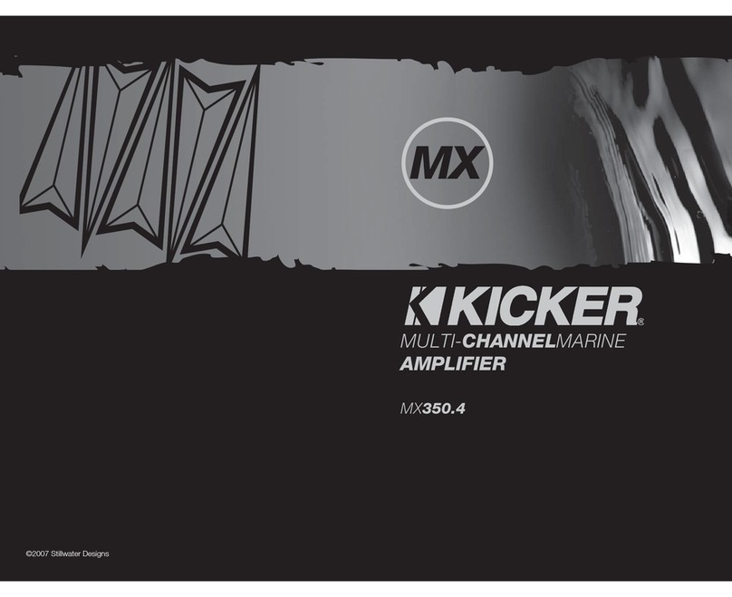 Kicker MX350.4 user guide
