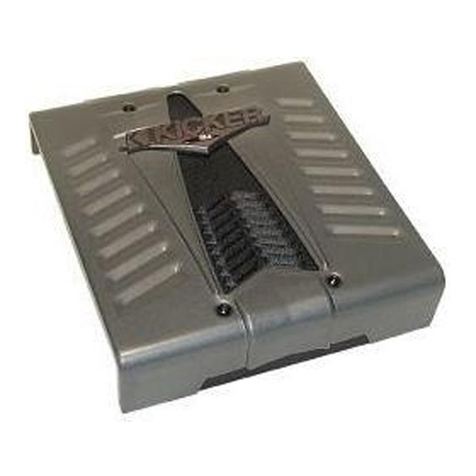 Kicker KX75.2 User manual