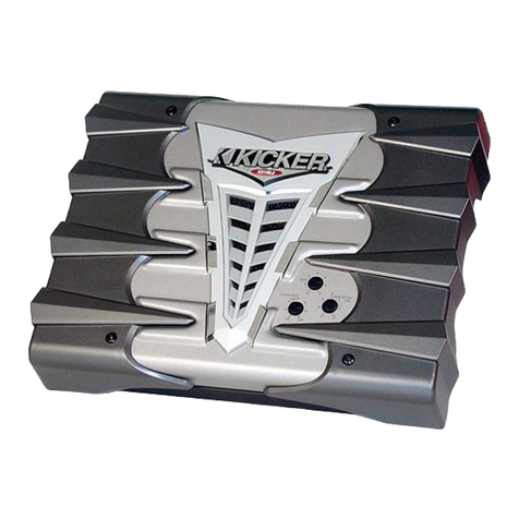 Kicker KX150.2 User manual