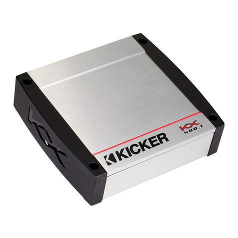 Kicker KX1200.1 User manual