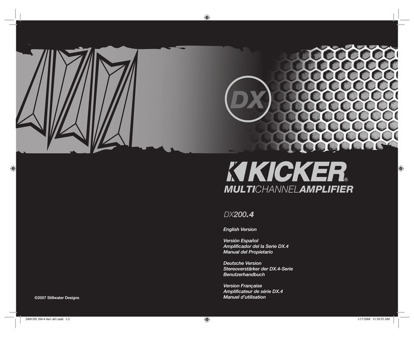 Kicker DX200.4 user guide