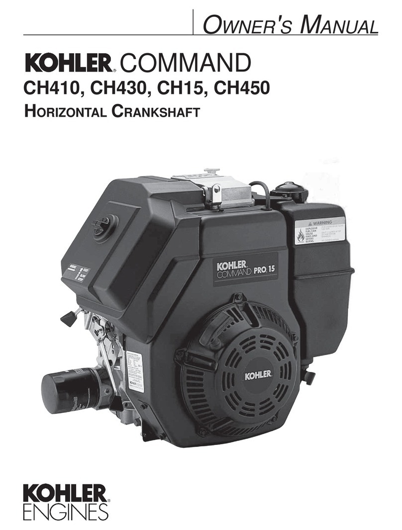 Kohler COMMAND CH15 User manual