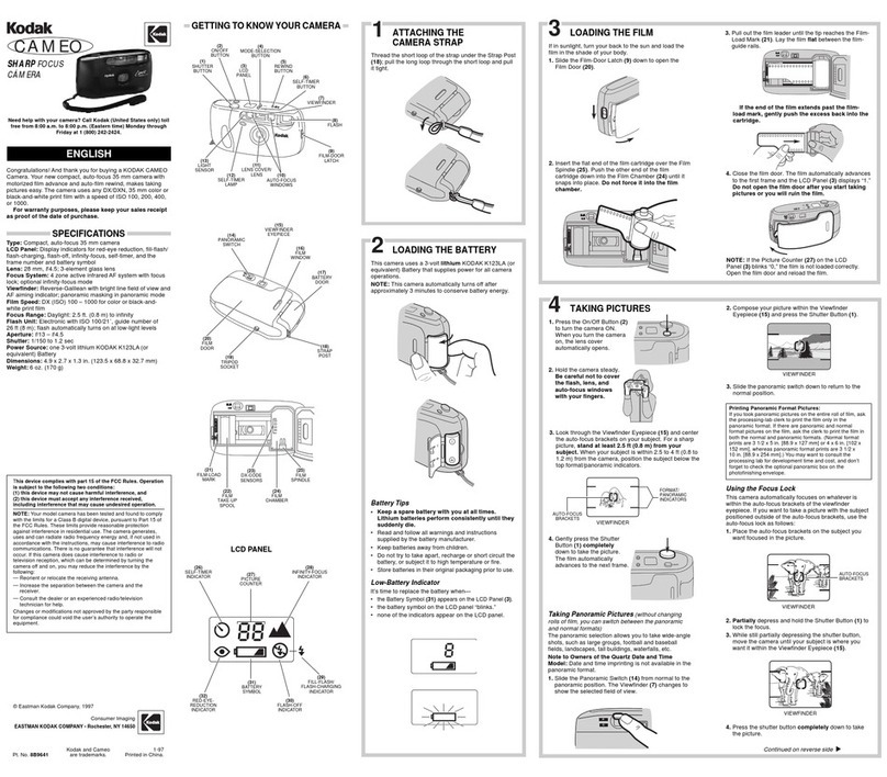 Kodak Sharp Focus User manual