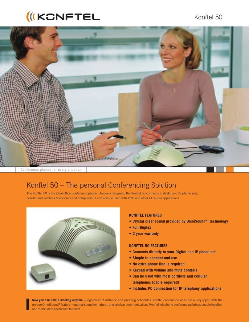 Konftel 50 User manual