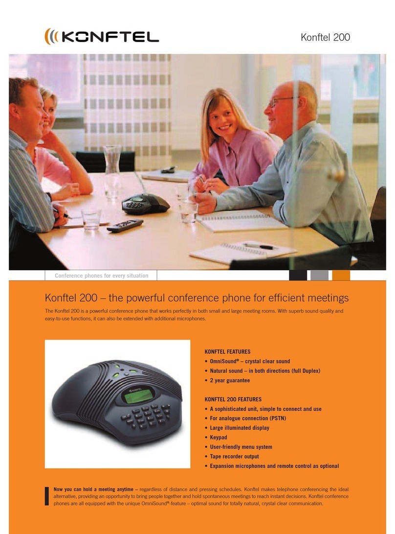 Konftel 200 User manual
