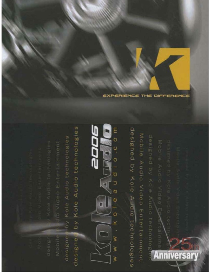 Kole Audio KX1-2000D brochure