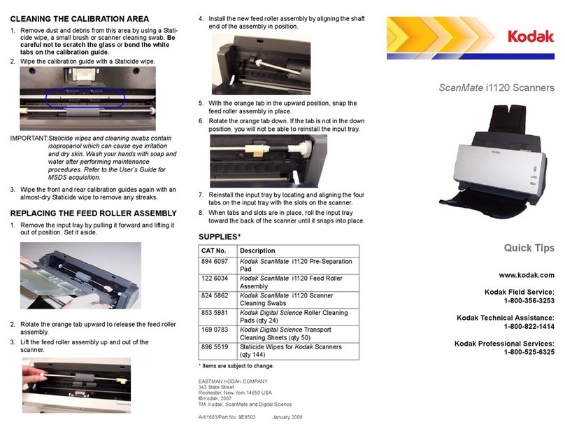 Kodak Scanmate i1120 User manual