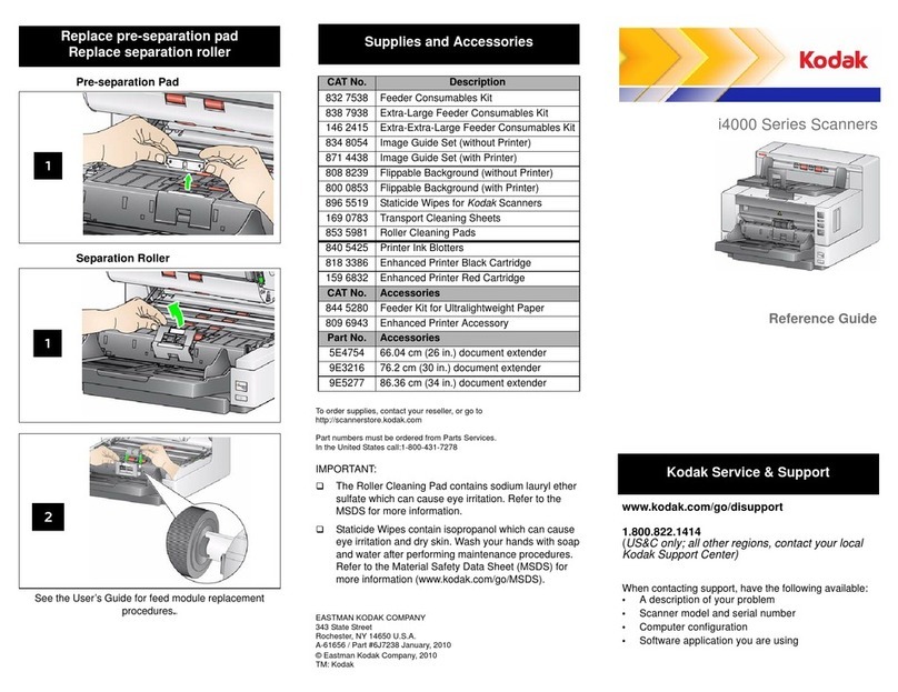 Kodak i4200 User manual