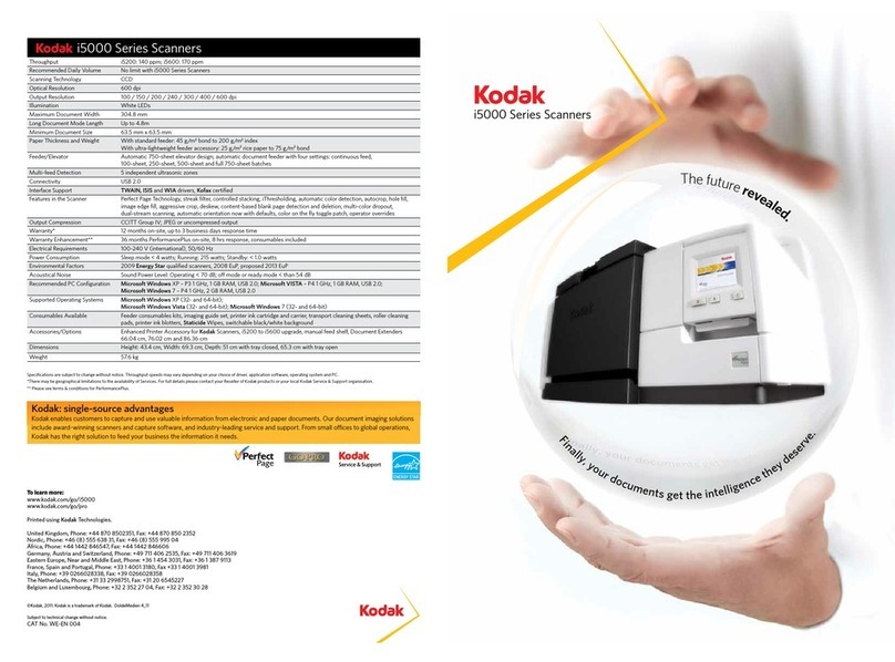 Kodak i5200 User manual
