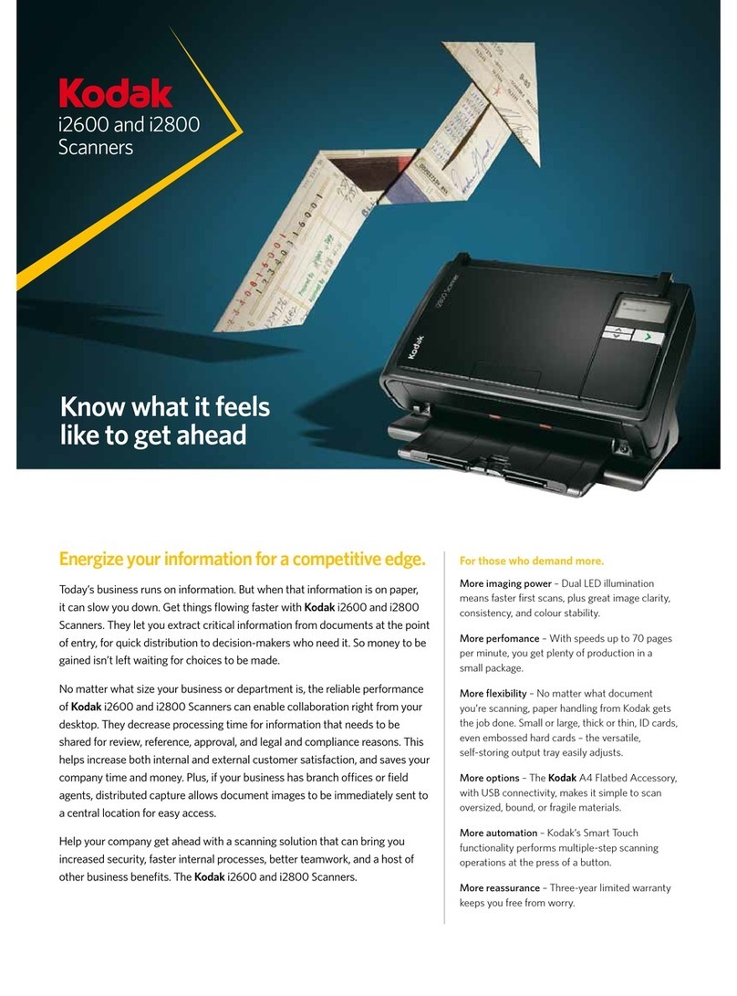 Kodak i2600 User manual