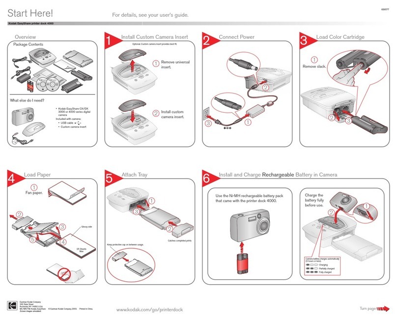 Kodak EasyShare Printer Dock 4000 Instruction Manual