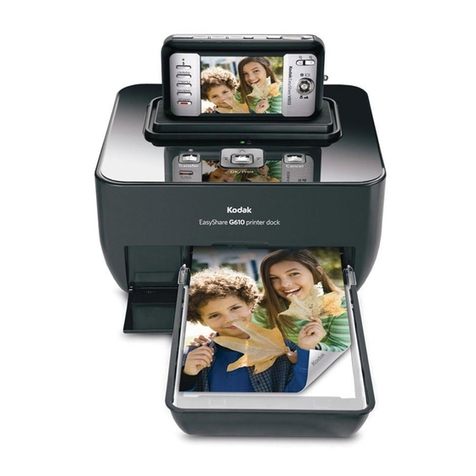 Kodak G610 - EasyShare Printer Dock Photo user manual