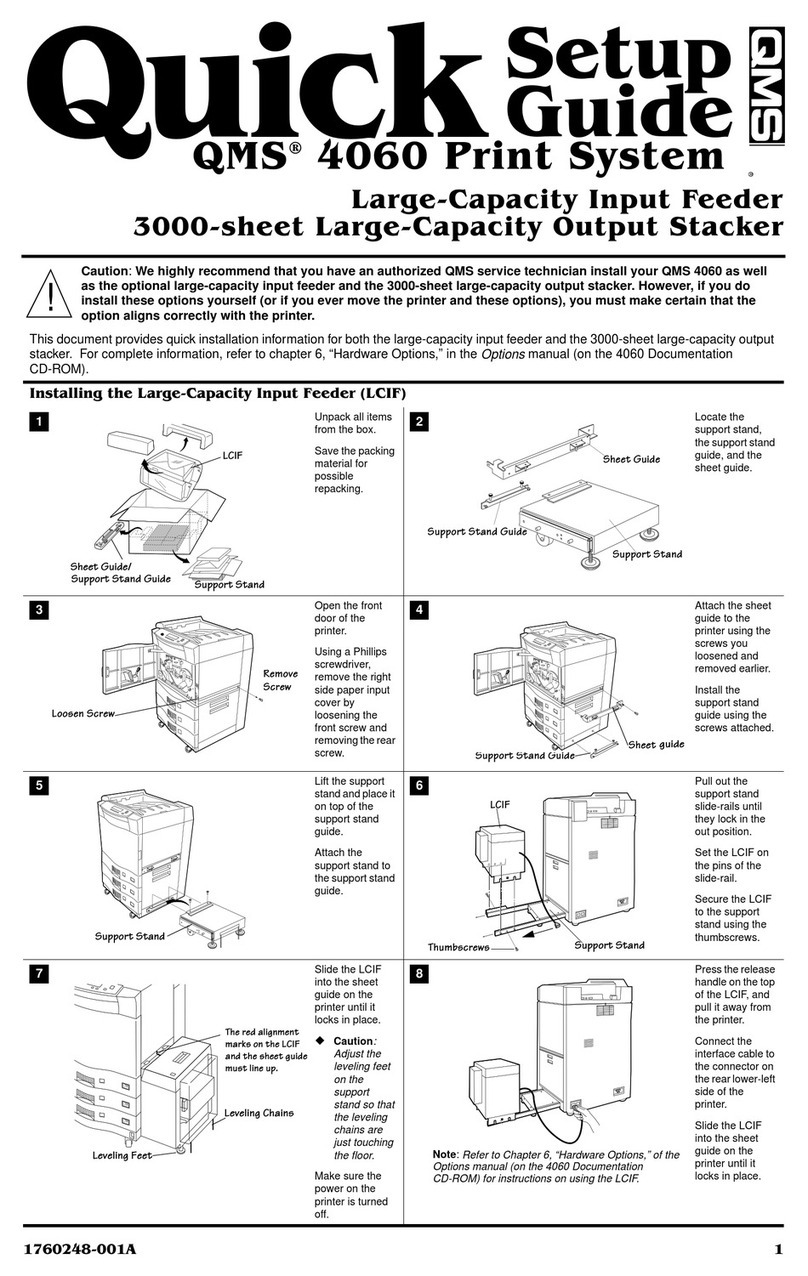QMS 4060 User manual QMS 4060 User manual