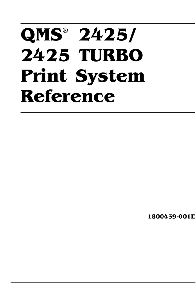 QMS 2425 Service manual QMS 2425 Service manual