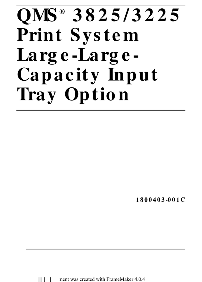 QMS 3225 User manual