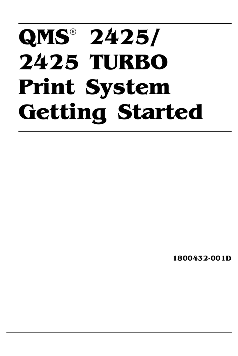QMS 2425 User manual