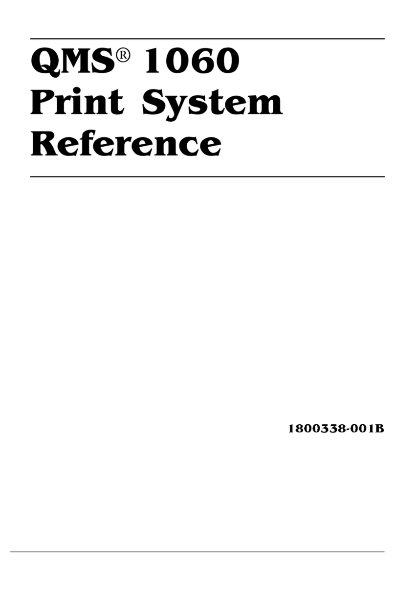 QMS 1060 User manual