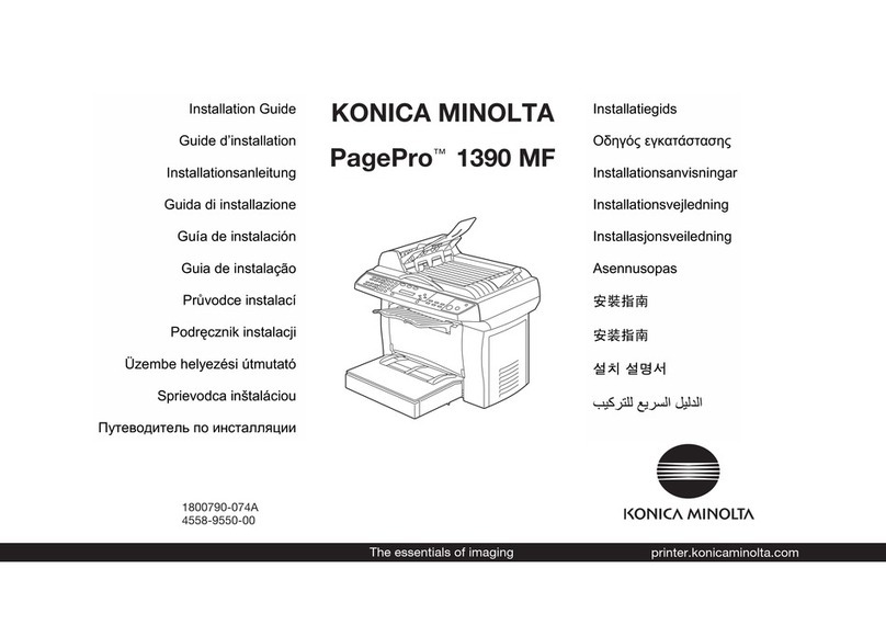 Konica Minolta PagePro 1390 MF User manual