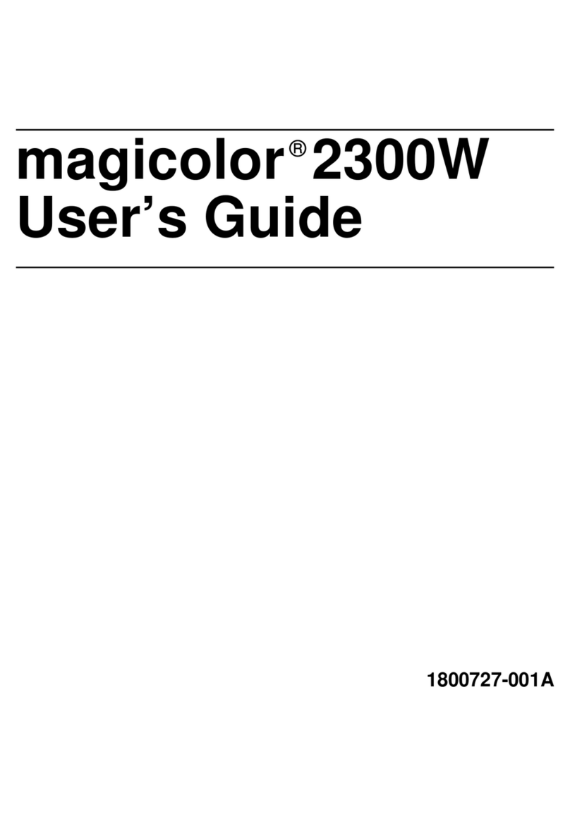 Konica Minolta Magicolor 2300W User manual