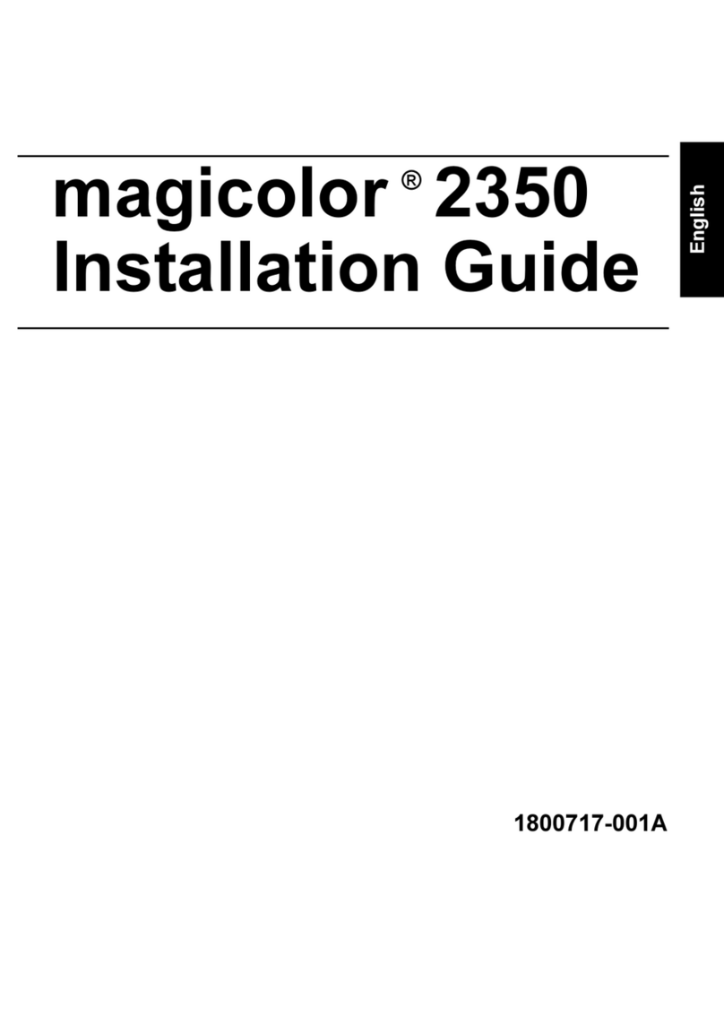 Konica Minolta Magicolor 2350 EN User manual