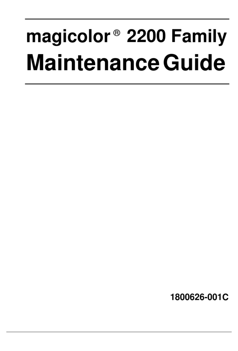 MINOLTA-QMS Magicolor 2200 DP Operating manual