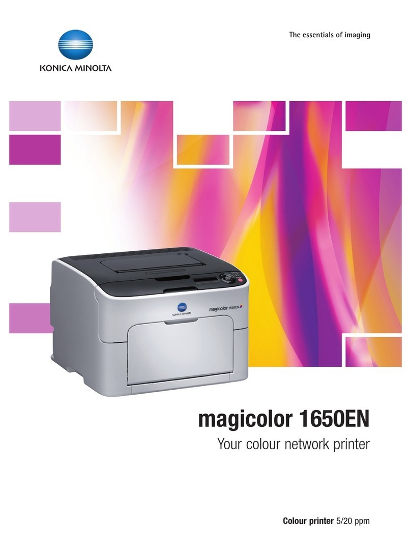 Konica Minolta magicolor 1650EN User manual
