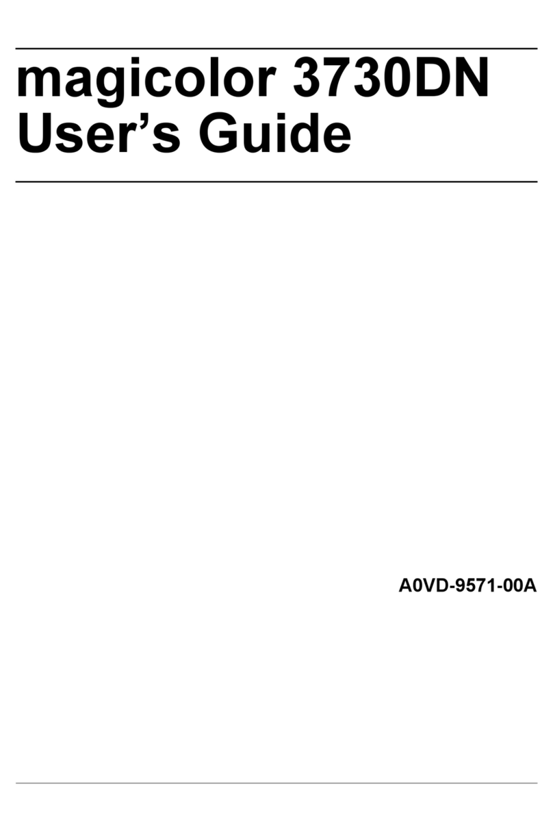 Konica Minolta magicolor 3730DN User manual