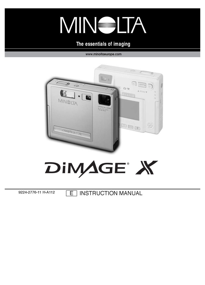 Minolta Dimage Dimage X User manual