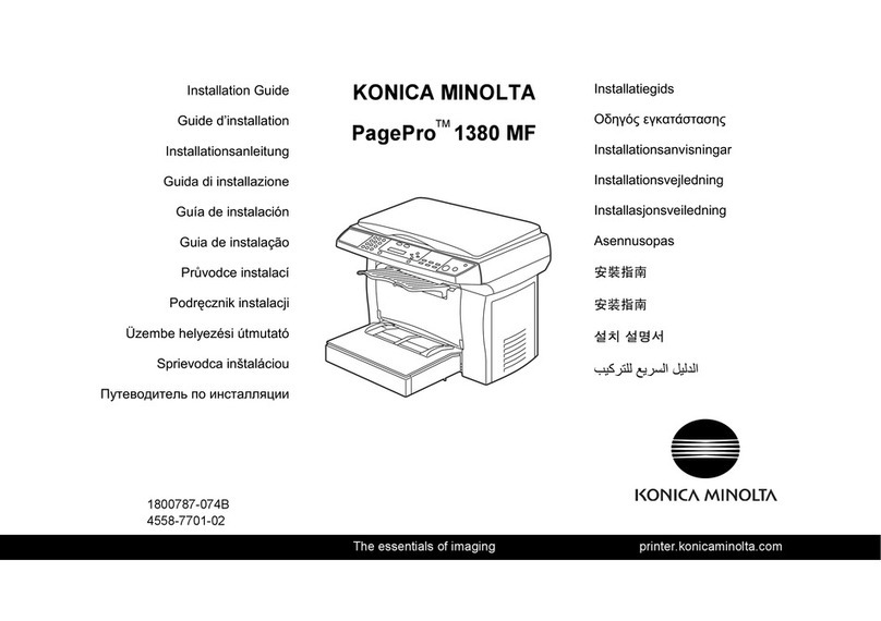 Konica Minolta PagePro 1380 MF User manual