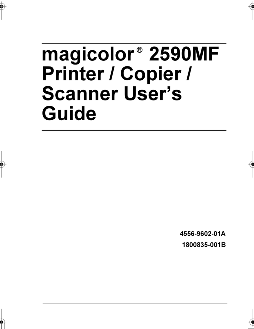 Konica Minolta Magicolor 2590 user manual