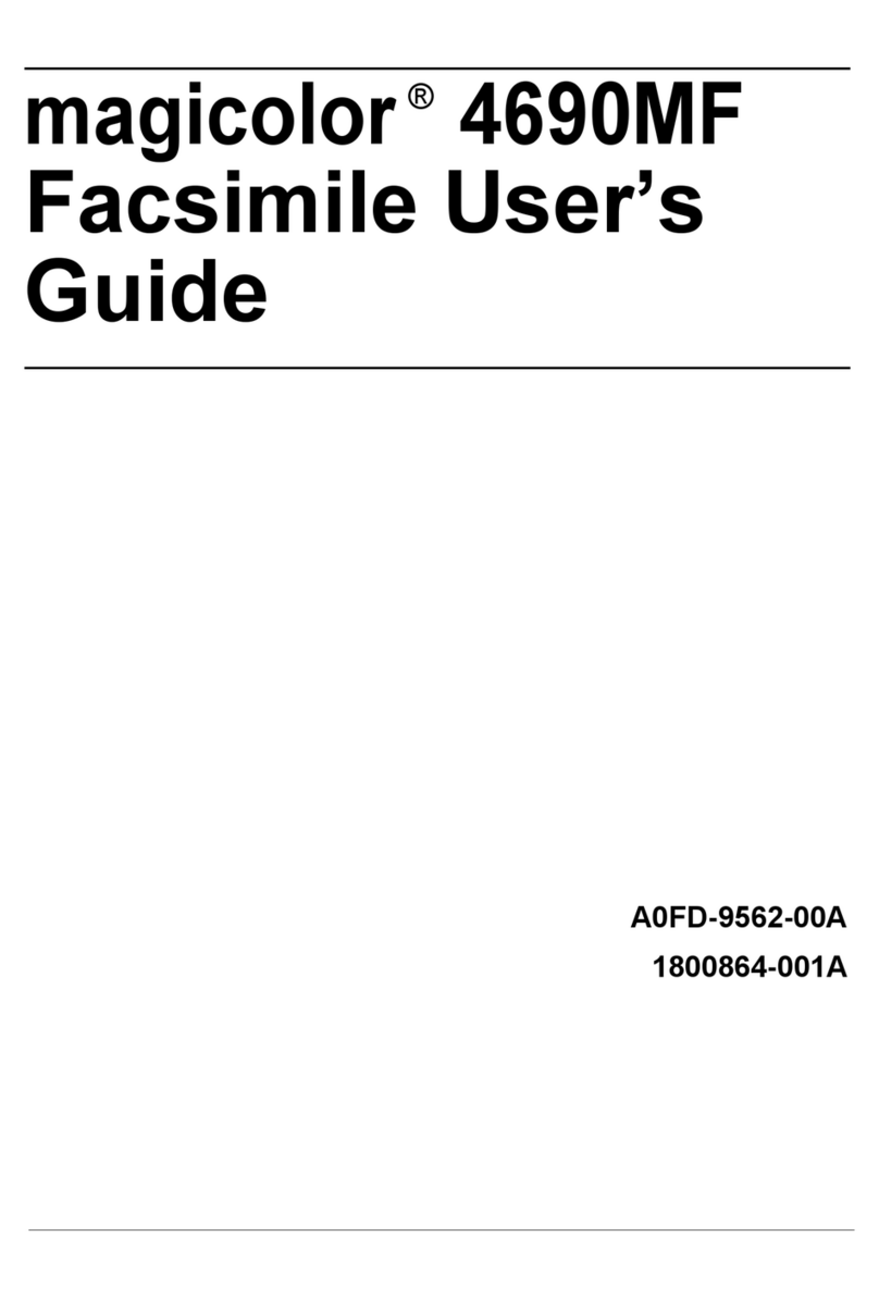 Konica Minolta magicolor 4690MF Facsimile guide
