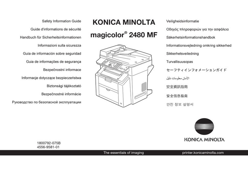 Konica Minolta Magicolor 2480 MF supplementary guide