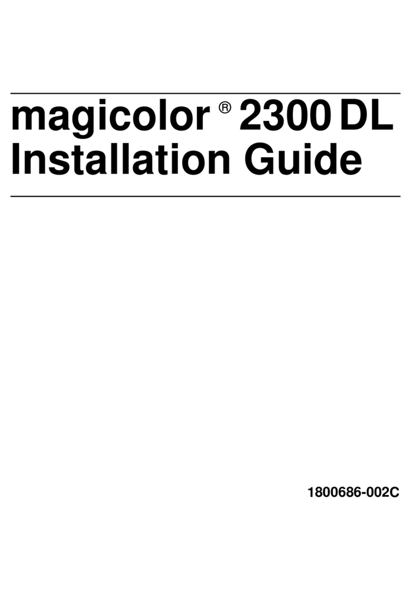 MINOLTA-QMS magicolor 2300 DL installation guide