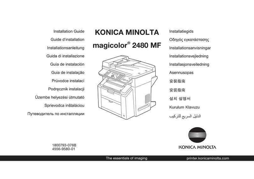 Konica Minolta Magicolor 2480 MF install guide