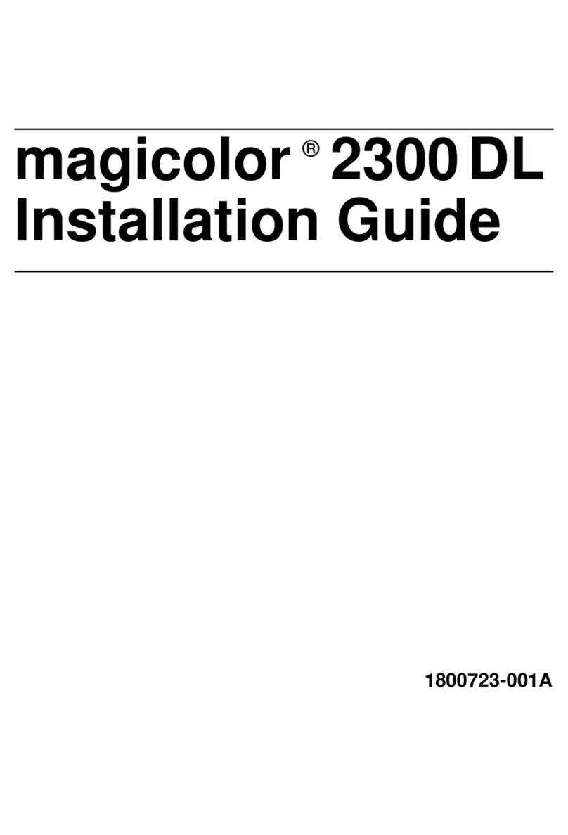 Konica Minolta Magicolor 2300 DL installation guide