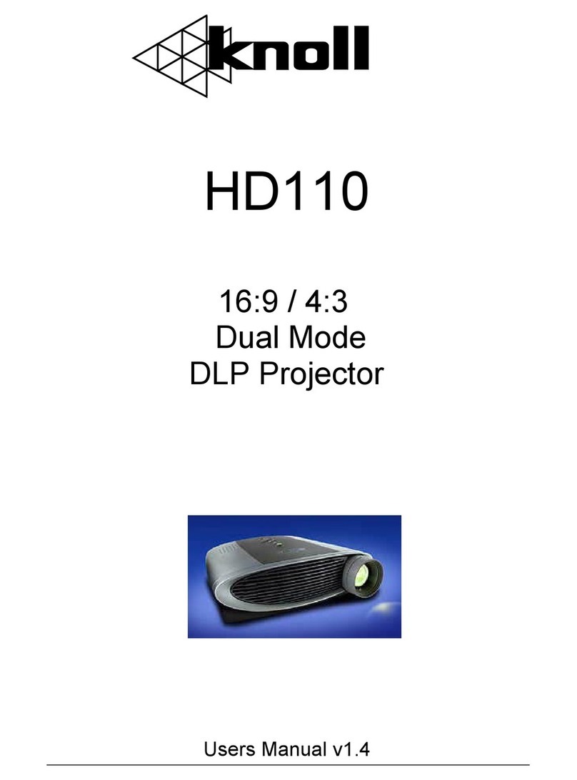 Knoll HD110 User manual