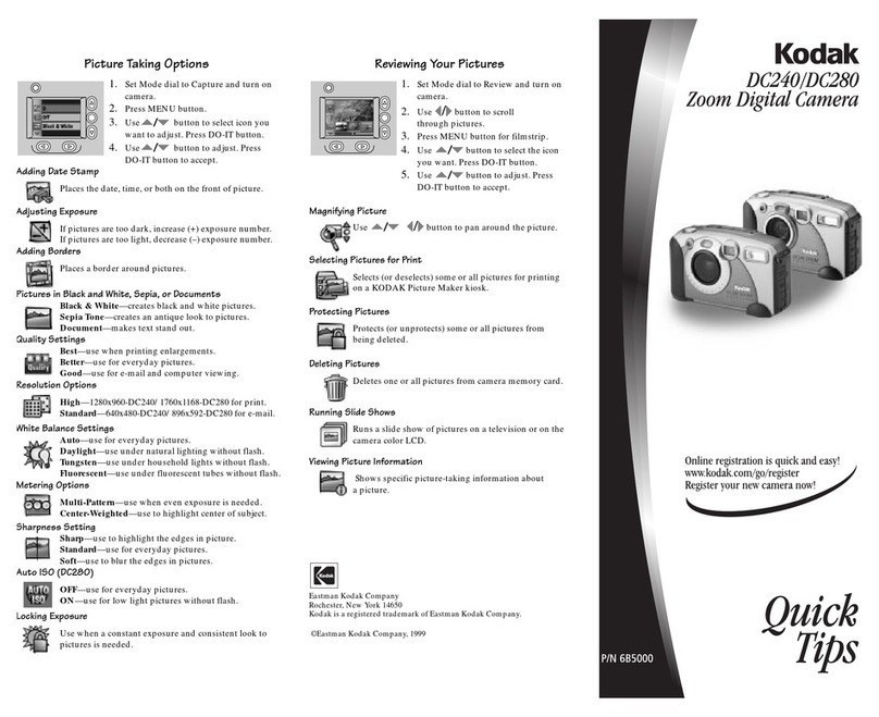 Kodak DC240 Assembly instructions