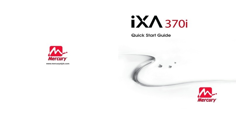 Mercury IXA370i User manual Mercury IXA370i User manual