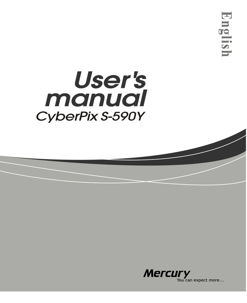 Mercury CyperPix S590Y User manual Mercury CyperPix S590Y User manual