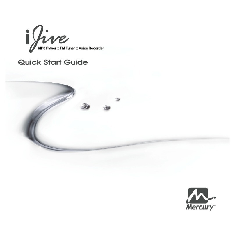 Mercury iJive User manual Mercury iJive User manual