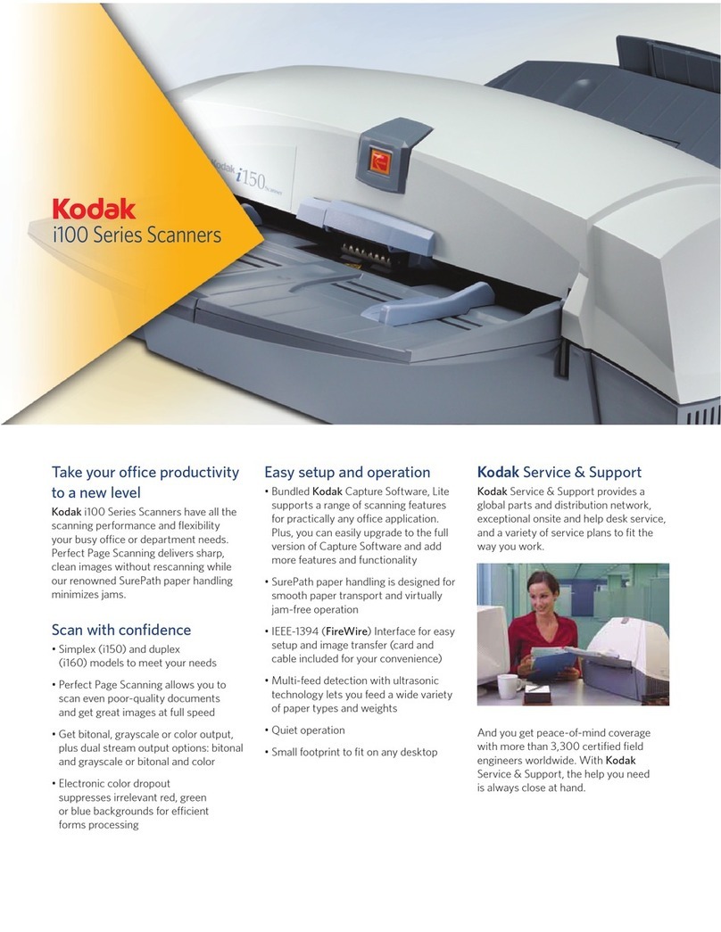 Kodak I150 - Document Scanner User manual Kodak I150 - Document Scanner User manual