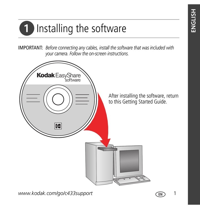 Kodak C433 - Easyshare Zoom Digital Camera User manual