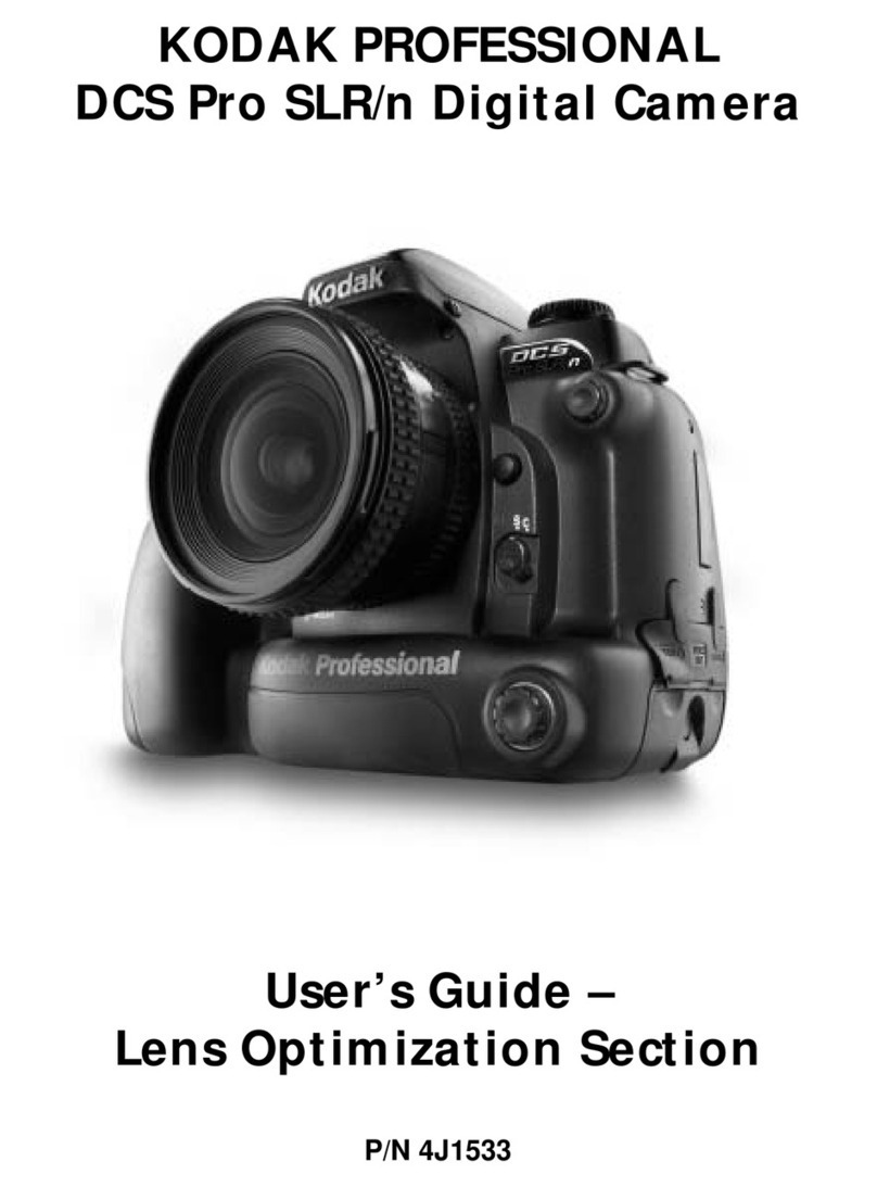 Kodak DCS Pro SLR/n Function guide