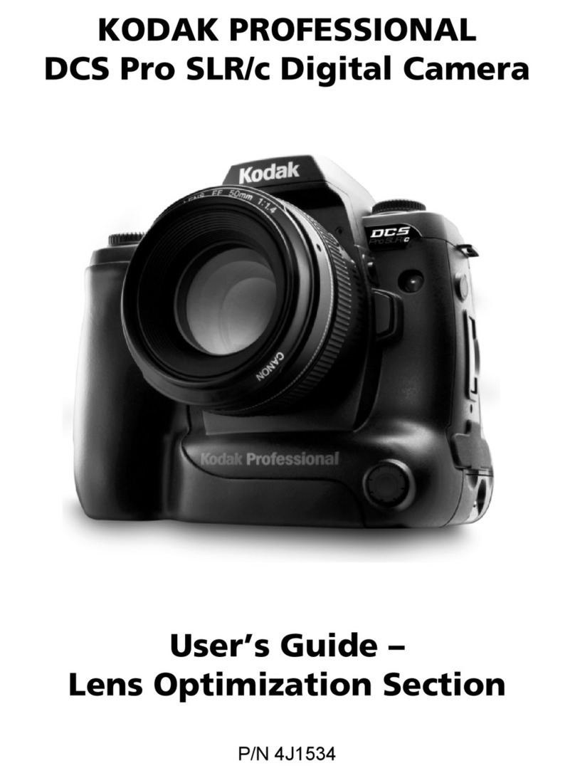 Kodak DCS Pro SLR-C User manual