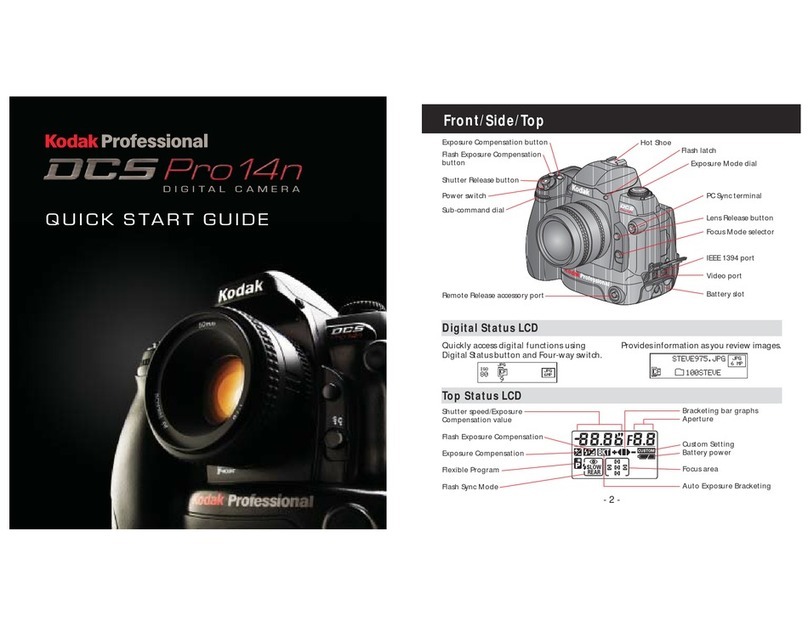 Kodak Pro 14n - DCS-14N 13.89MP Professional Digital SLR... User manual
