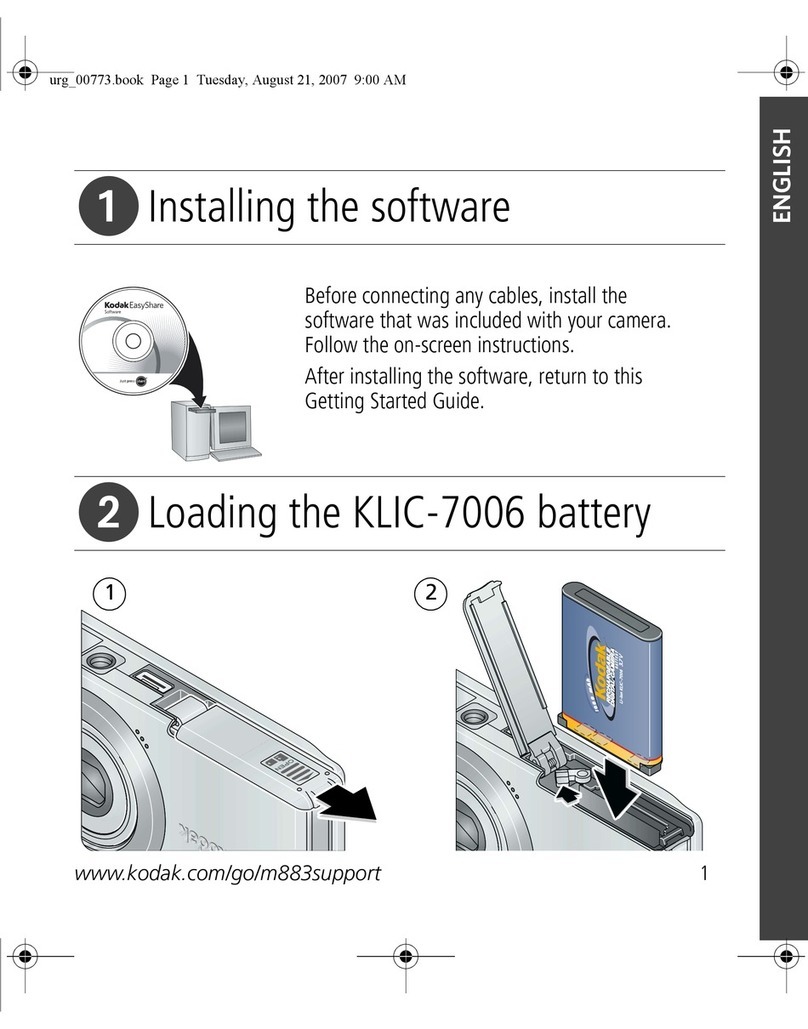 Kodak M883 - EASYSHARE Digital Camera User manual