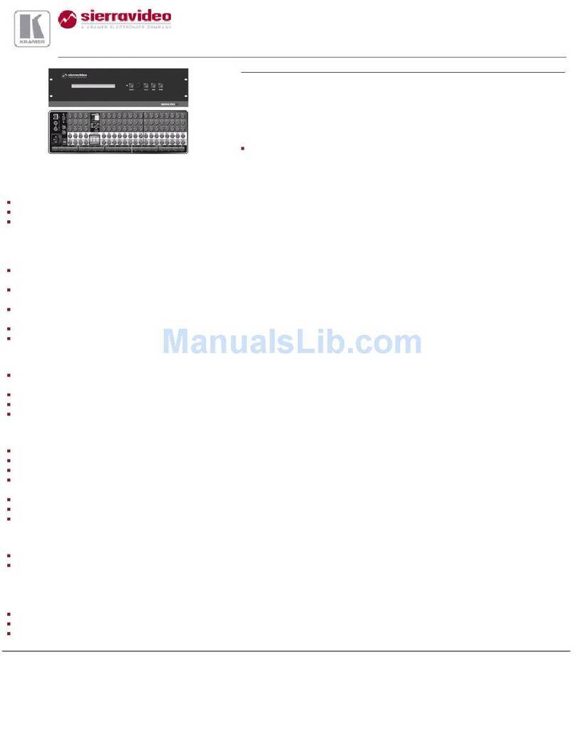 Kramer XL 1208V2S Specifications