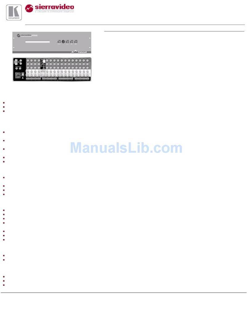 Kramer 88V3 Specifications