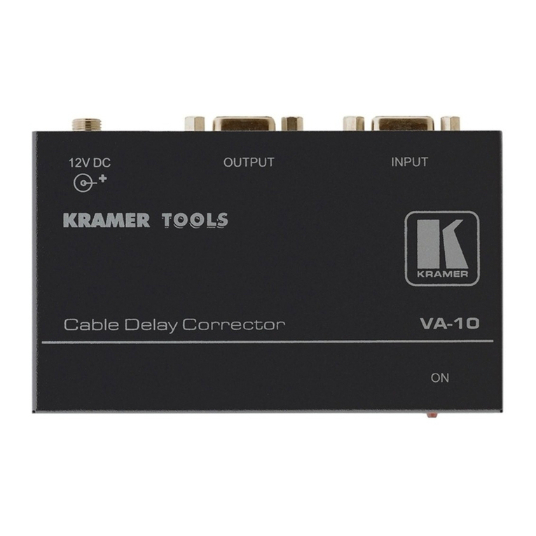 Kramer VA-10 user manual